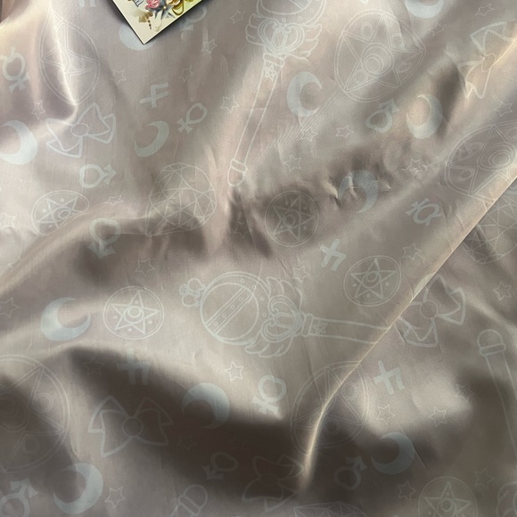 Sailor Moon Crystal Two Tone Purple & Silver Zip-Up Windbreaker M - Picture 12 of 16